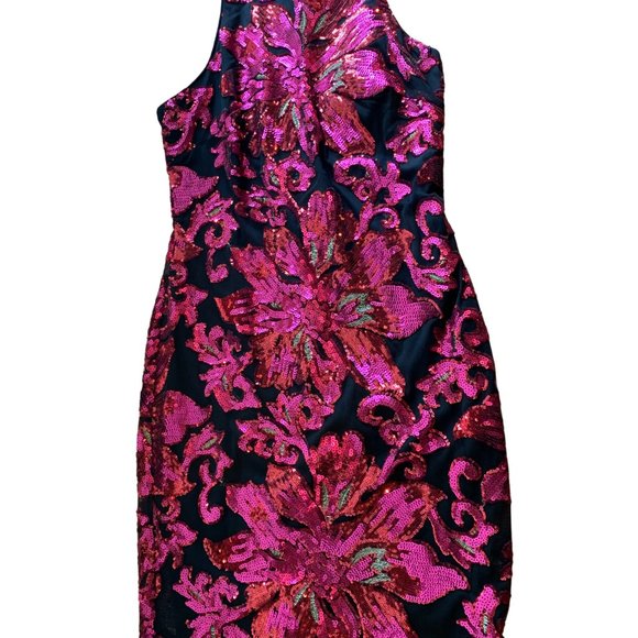 Cache Women's Sequin Cocktail Dress - Picture 6 of 8